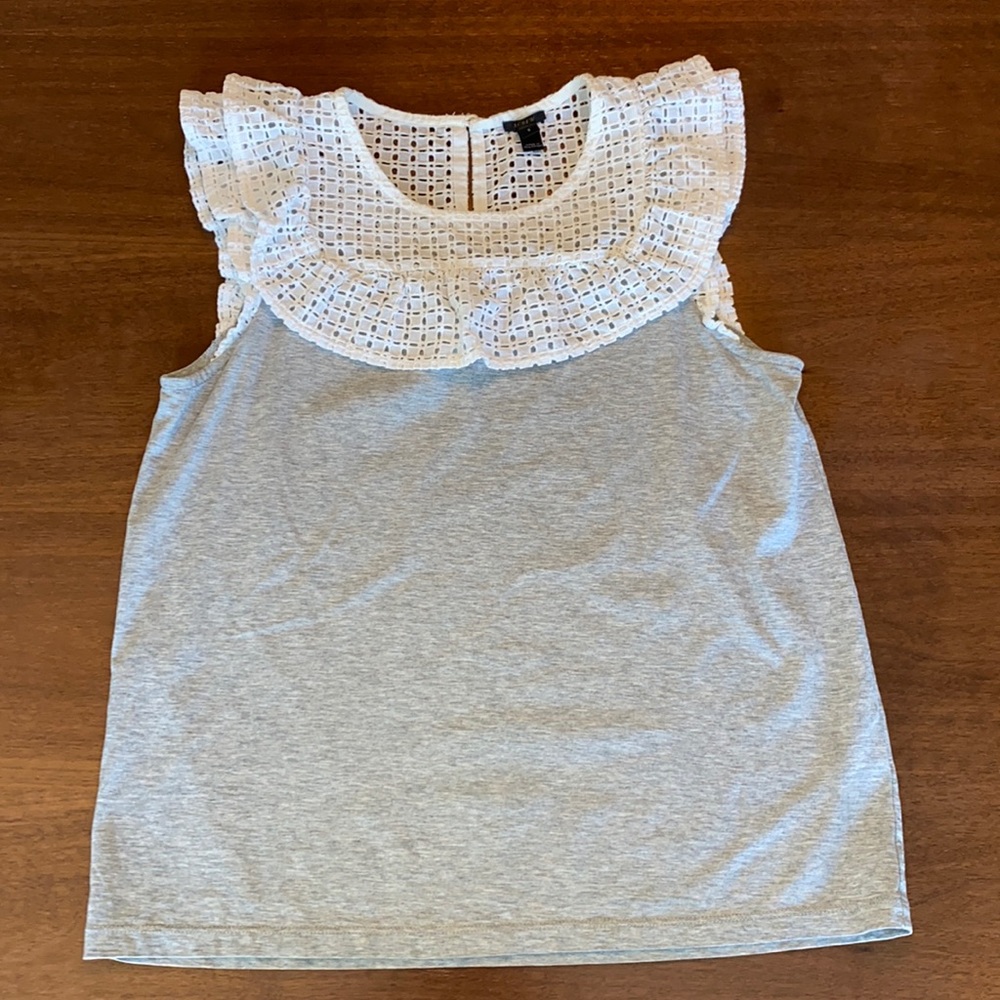J.Crew Eyelet Tank - Size Sm